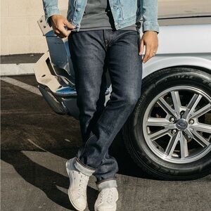 Hiroshi Kato Jeans “The Pen Slim” 14oz Size 31 in Raw Indigo Like New